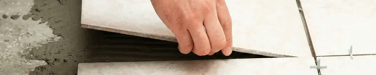 Professional installing ceramic tile floors in Lakeland, FL